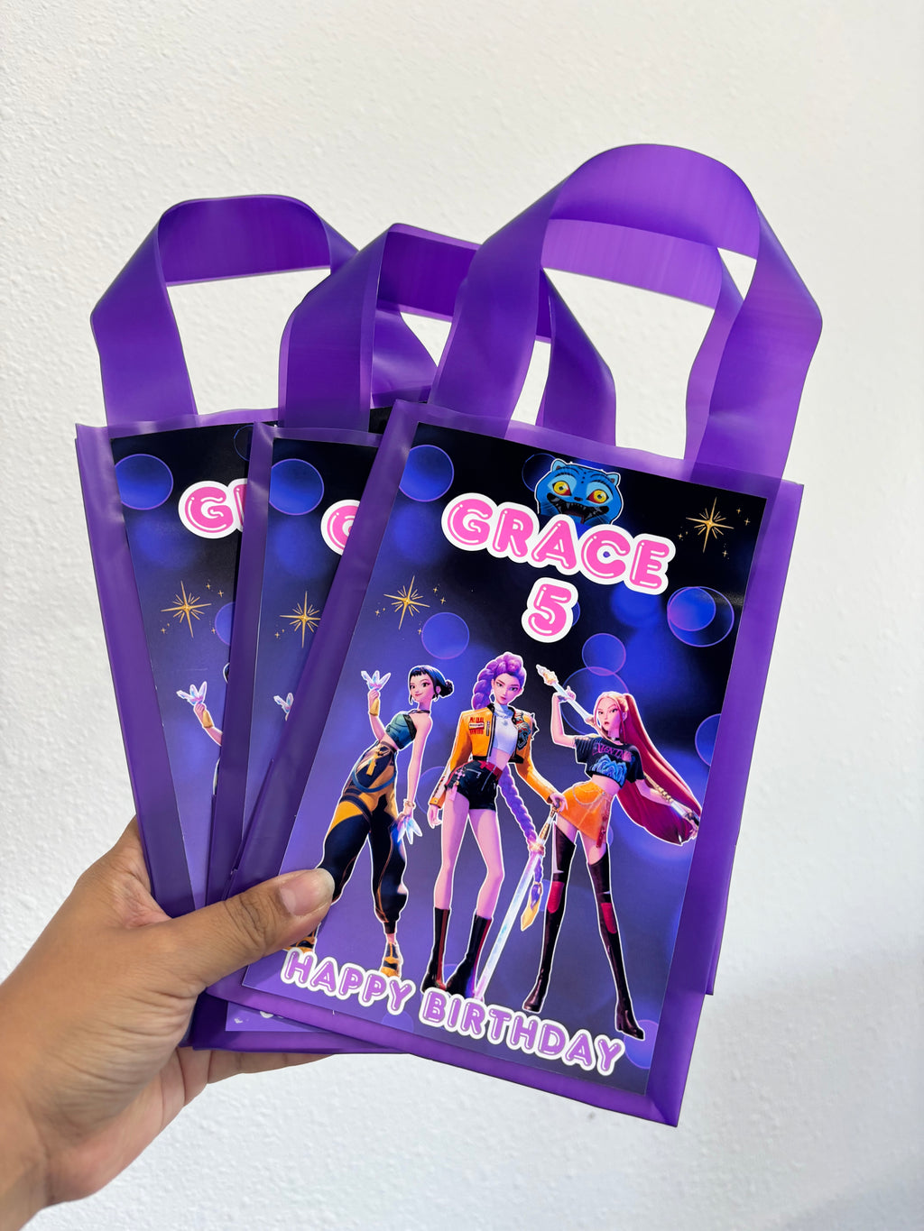 12 ct Custom goodie bags K-pop Demon Hunter