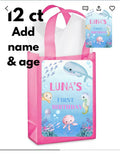 Custom goodie bags Under the Sea 12ct